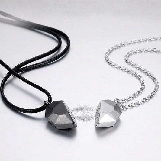 Necklace Magnetic Heart Stainless Steel Couple 🔥 60% OFF – LAST DAY SALE