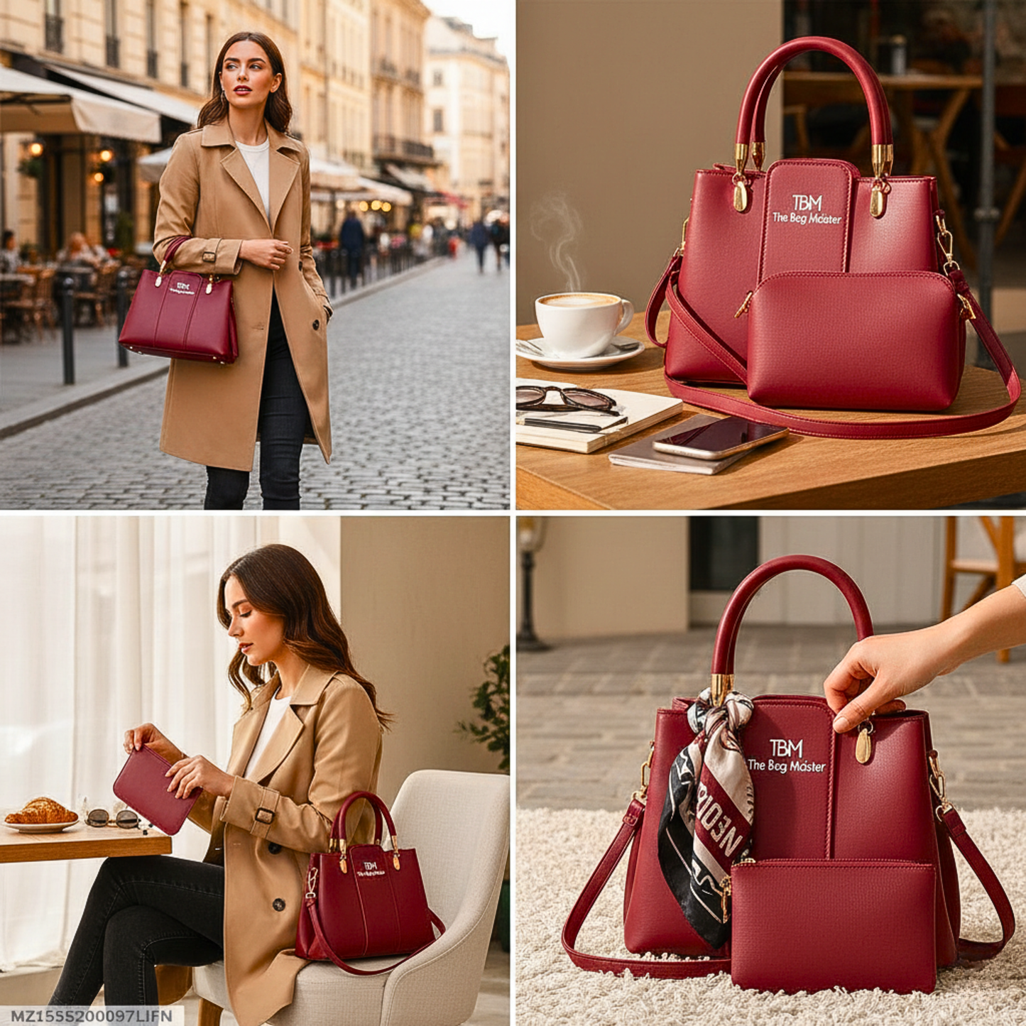 3 Pcs Girls Rexine Handbag Set in Maroon Color
Stylish Girls Mini Tote and Shoulder Bag Set
Plain Rexine Handbag Set for Girls