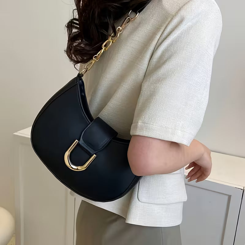 Girls Black PU Leather Handbag – Stylish Plain Mini Tote Bag with Top Handle | Trendy Shoulder Bag for Girls 🔥 60% OFF – LAST DAY SALE