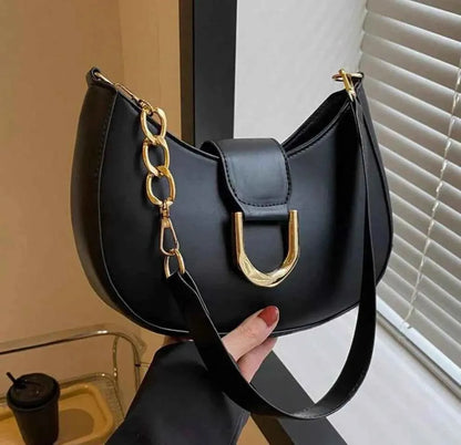 Girls Black PU Leather Handbag – Stylish Plain Mini Tote Bag with Top Handle | Trendy Shoulder Bag for Girls 🔥 60% OFF – LAST DAY SALE