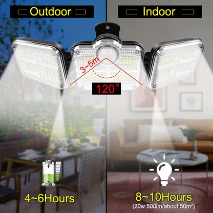 Motion Sensor Solar Wall Lamp Split – Outdoor Waterproof LED Security Light with Remote Panel | Garden, Gate & Wall Light 🔥 60% OFF – LAST DAY SALE