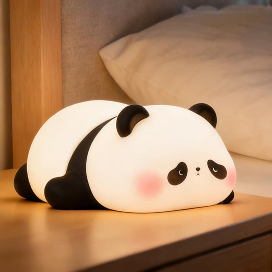Rechargeable Panda Night Lamp – Cute Silicone LED Bedside Light for Kids & Bedroom | Soft Warm Glow Touch Lamp 🔥 60% OFF – LAST DAY SALE