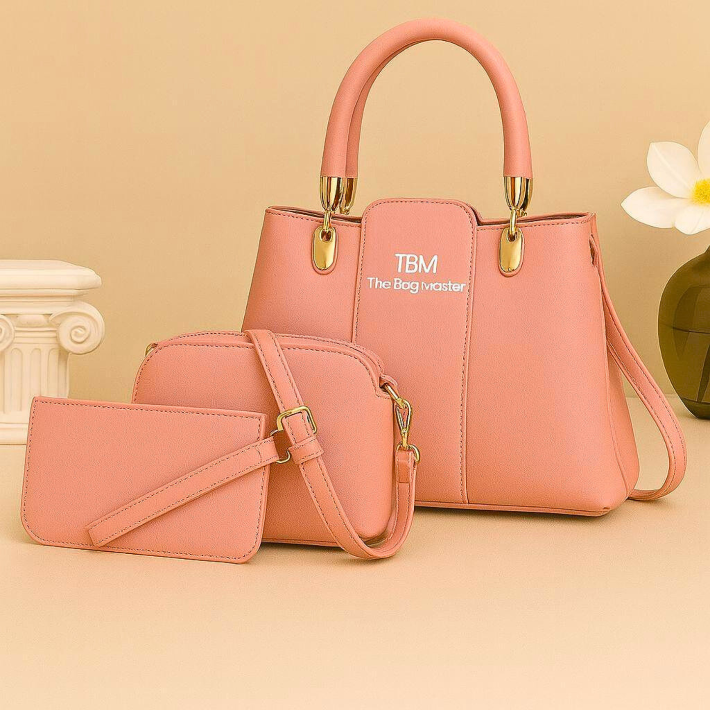 3 Pcs Girls Rexine Handbag Set in Maroon Color
Stylish Girls Mini Tote and Shoulder Bag Set
Plain Rexine Handbag Set for Girls