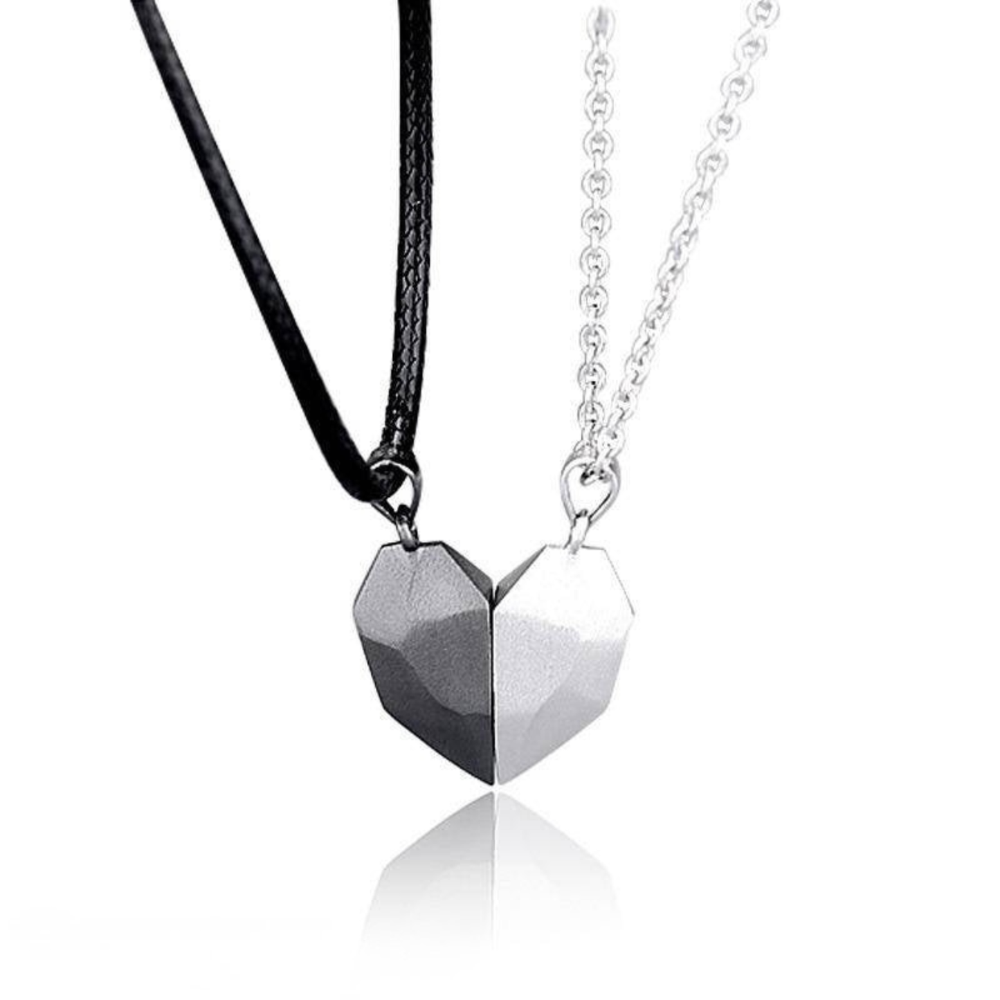 Necklace Magnetic Heart Stainless Steel Couple 🔥 60% OFF – LAST DAY SALE