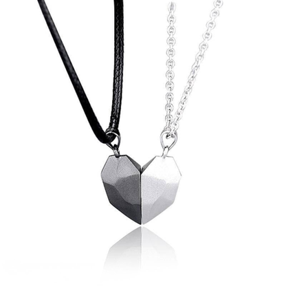 Necklace Magnetic Heart Stainless Steel Couple 🔥 60% OFF – LAST DAY SALE