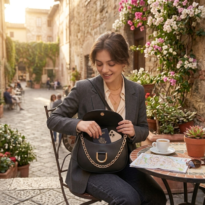 Girls Black PU Leather Handbag – Stylish Plain Mini Tote Bag with Top Handle | Trendy Shoulder Bag for Girls 🔥 60% OFF – LAST DAY SALE
