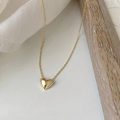 Stainless Steel Heart Pendant Necklace for Women – Gold Love Heart Necklace | Elegant Adjustable Chain Fashion Jewelry for Girls Pakistan 🔥 68% OFF