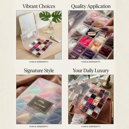 576 Pcs Professional Fake Nails Set with Nail Glue – Multicolor ABS Acrylic Artificial Nails for Manicure, Nail Extensions & Nail Art 🔥 Upto 68% OFF
