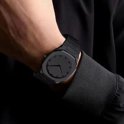 Men’s Carbon Fiber Arabic Dial Watch – Black Luxury Chronograph Wrist Watch for Men | Stylish Aura Designer Watch 🔥 60% OFF – LAST DAY SALE