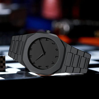 Men’s Carbon Fiber Arabic Dial Watch – Black Luxury Chronograph Wrist Watch for Men | Stylish Aura Designer Watch 🔥 60% OFF – LAST DAY SALE