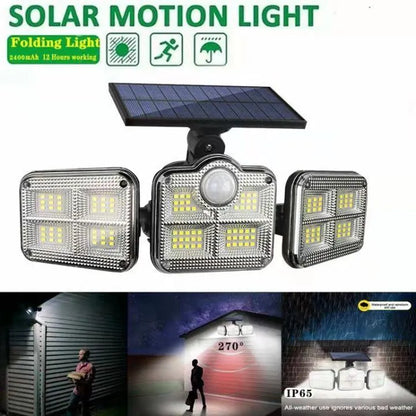 Motion Sensor Solar Wall Lamp Split – Outdoor Waterproof LED Security Light with Remote Panel | Garden, Gate & Wall Light 🔥 60% OFF – LAST DAY SALE