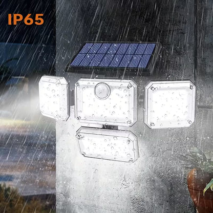 Motion Sensor Solar Wall Lamp Split – Outdoor Waterproof LED Security Light with Remote Panel | Garden, Gate & Wall Light 🔥 60% OFF – LAST DAY SALE