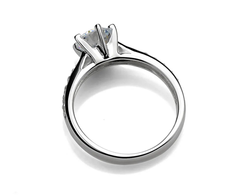 Adjustable Zircon Ring for Women – Silver Plated Cubic Zirconia Diamond Style Ring | Elegant Party & Daily Wear Jewelry Pakistan 🔥 60% OFF – LAST DAY SALE