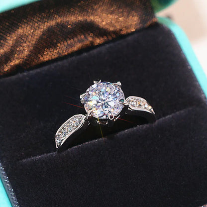 Adjustable Zircon Ring for Women – Silver Plated Cubic Zirconia Diamond Style Ring | Elegant Party & Daily Wear Jewelry Pakistan 🔥 60% OFF – LAST DAY SALE